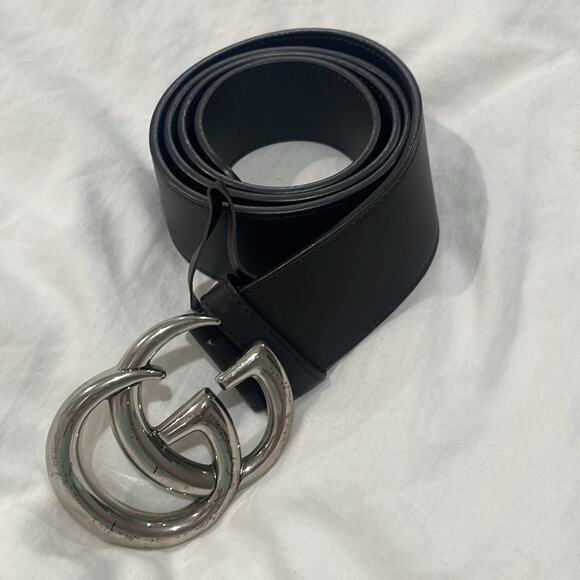 Gucci Marmont Wide Belt Sz 85 - Picture 2 of 8